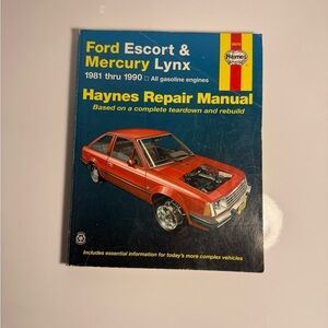 Haynes Ford Escort Mercury Lynx 1981-1990 Repair Manual